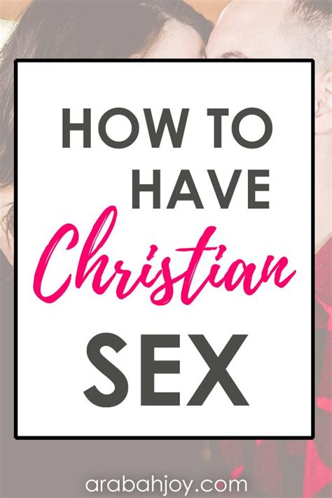 How To Have Christian Sex Arabah