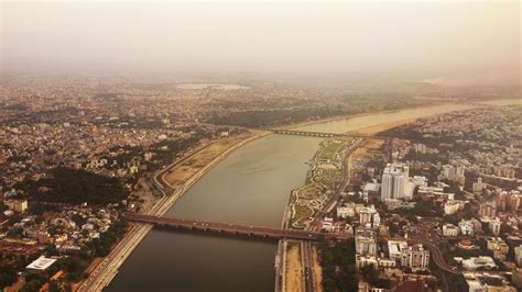 modern day view  ahmedabad   aerial lens