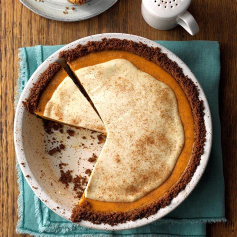 pumpkin cheesecake pie recipe taste of home