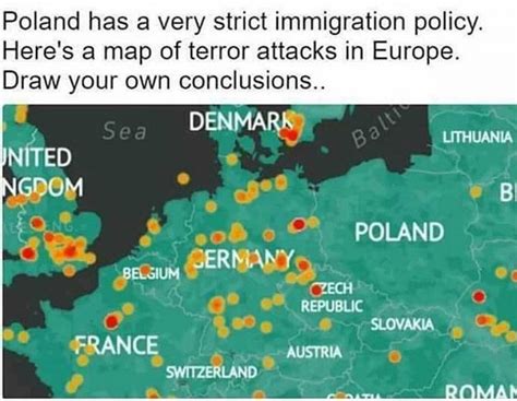 the poland no muslims no terror map is seriously misleading the london economic