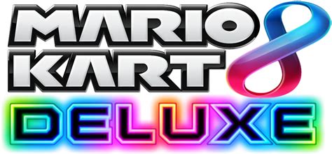 mario kart  deluxe logo png clipart full size clipart  pinclipart