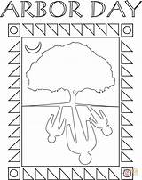 Arbor Coloring Pages Poster Tree Printable Kids Crafts sketch template