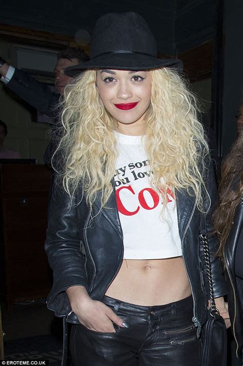 Rita Ora Has A Very Bad Hair Day As She Sports Long