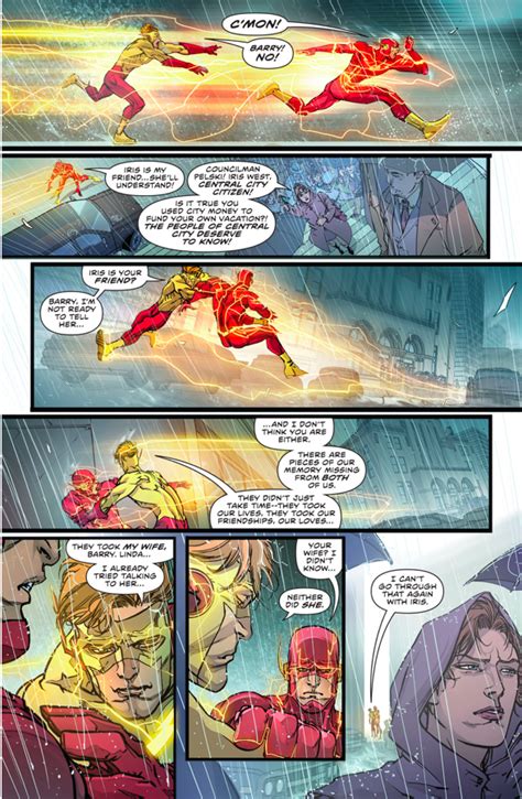 Barry Allen Remembers Wally West The Flash Rebirth