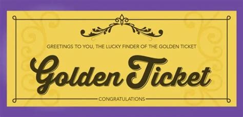 golden ticket templates find word templates