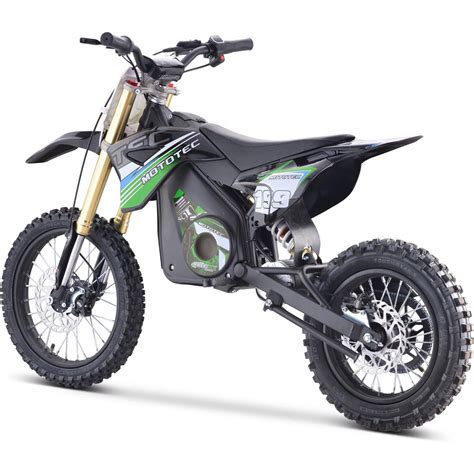 mototec  pro electric dirt bike  lithium green