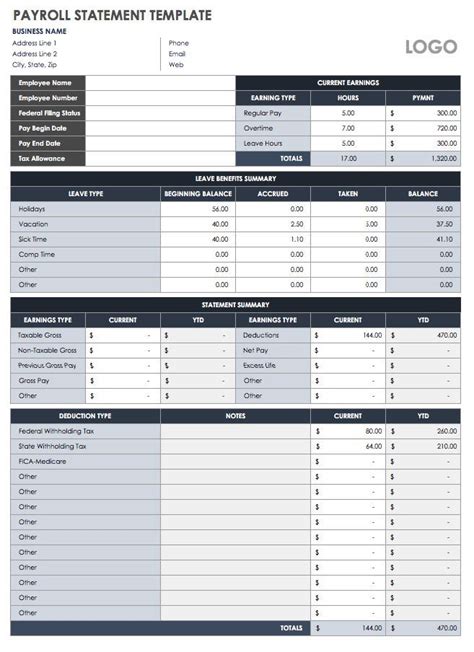 salary check templates professional designs  word excel