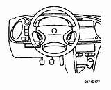 Dashboard Car Drawing Saab Fuel 1999 Low End Tank Template Coloring Valve Check Paintings sketch template