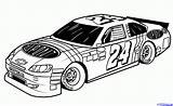 Coloriages Nascar sketch template