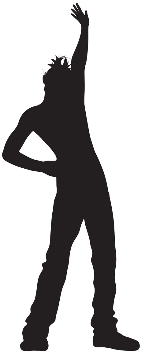 man silhouette png clipart