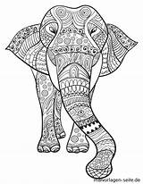 Erwachsene Elefant Malvorlagen sketch template