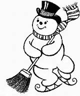 Sneeuwpop Schneemann Neige Bonhomme Kerst Personnages Kleurplaat Animaatjes Coloriages Malvorlagen sketch template