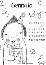 Calendario Gennaio Mese Perpetuo Mammafelice Stampa sketch template