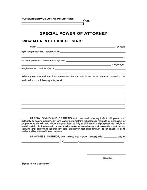 special power  attorney