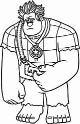 Ralph Wreck Coloring Pages Getcolorings Printable Color Getdrawings sketch template