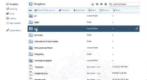 hvordan man invitere personer til dropbox mappen youtube