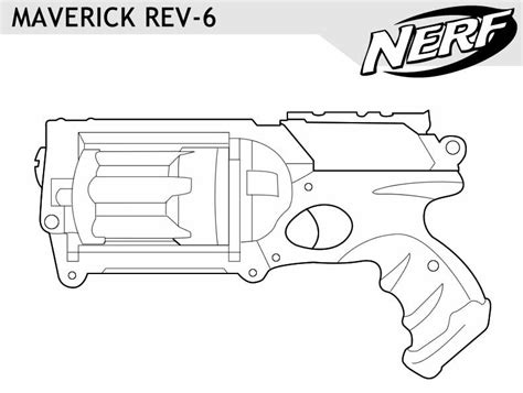 nerf gun drawing easy secondlifeblendertutorial