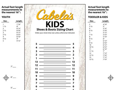 printable shoe size chart  kids templates  allbusinesstemplatescom