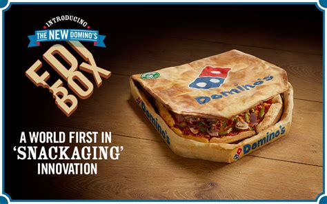 dominos creates  edible pizza box famous campaigns