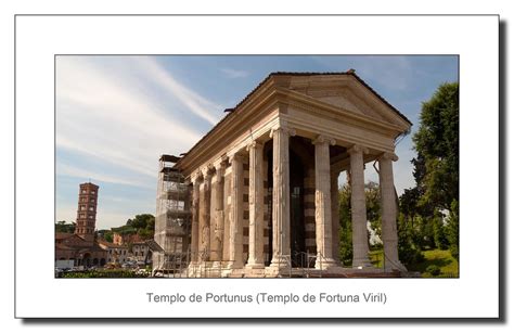 templo de portunus templo de fortuna viril el templo