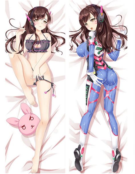 anime overwatch ow dva dakimakura bedding cover hugging