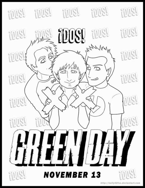 green day coloring pages coloring pages green day color