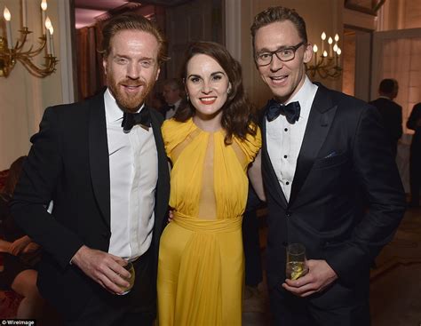 michelle dockery joins tom hiddleston and damian lewis at the white house s british invasion at