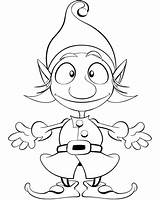 Elf Coloring Christmas Pages Elves Cartoon Boy Colouring Shelf Kids Clipart Color Cliparts Library Printable Garden Pic Getcolorings Print Eye sketch template