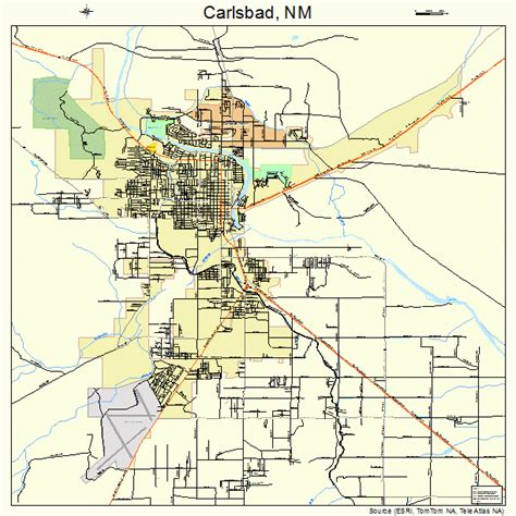 carlsbad  mexico street map