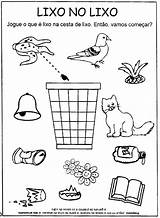 Lixo Reciclagem Meio Atividade Educação Educacao Onlinecursosgratuitos Alfabetização Crianças Tarefas sketch template