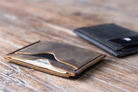 mens front pocket wallet add monogram handmade  shipping