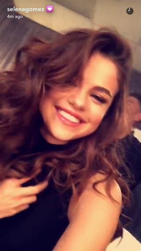 Selena Gomez Selenagomez Hottest Celebrities On Snapchat Popsugar