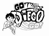 Diego Coloring Pages Go Print sketch template