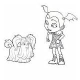 Coloring Pages Vampirina Batty Cute Related Posts sketch template