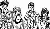 Riverdale Coloring Cast Archie Characters Wecoloringpage Pages Comic Comics Character sketch template