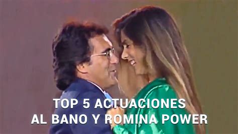 Top 5 Al Bano Y Romina Power Actuaciones En Directo Youtube