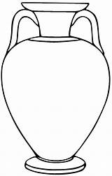 Amphora sketch template