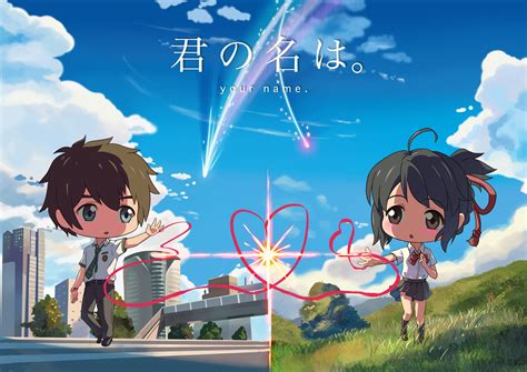 kimi no wa kimi no na wa bonecos de anime anime