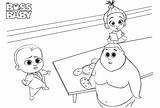 Boss Baby Coloring Pages Kids Table Food Printable Color Print sketch template