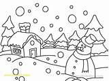 Snow Coloring Pages Getcolorings sketch template