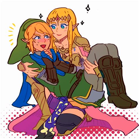 Link And Princess Zelda The Legend Of Zelda And 1 More