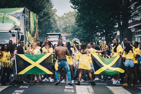 celebraciones jamaicanas del carnaval de notting hill del flotador foto