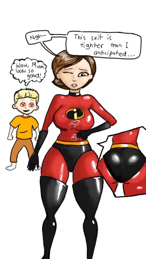 Helen Parr Mrs Incredible Digital Drawing In 2020 Mrs