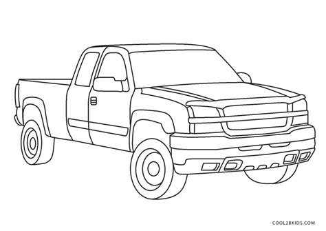 chevy trucks coloring pages coloring home