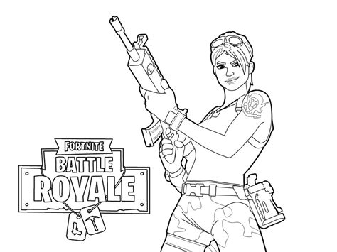 printable fortnite coloring page coloring home