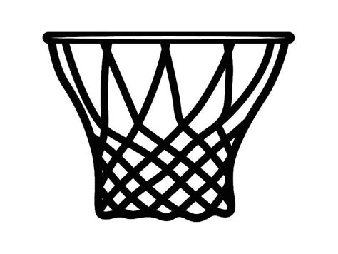 coloring pages printable picture  basketball hoop