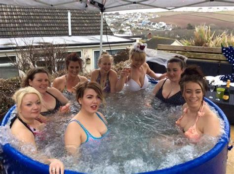 Hot Tub Hire Topless Waitress Bufflers Butlers Cornwall