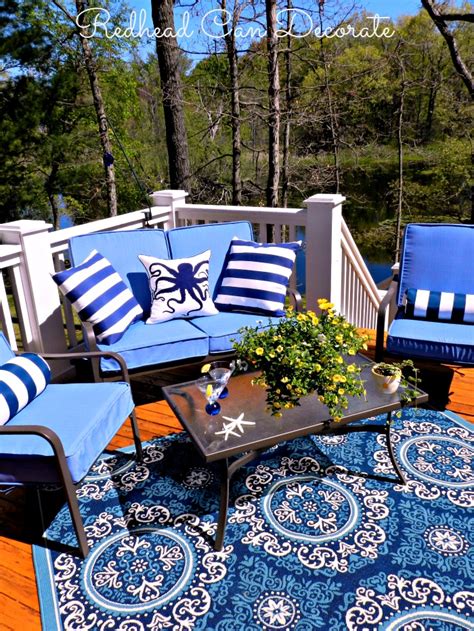 summer deck style redhead  decorate