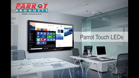 parrot touch led demonstration   youtube