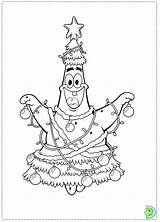 Coloring Christmas Pages Spongebob Tree Patrick Star Baby Drawing Printable Nick Colouring Bob Dinokids Jr Print Color Kids Funny Detailed sketch template